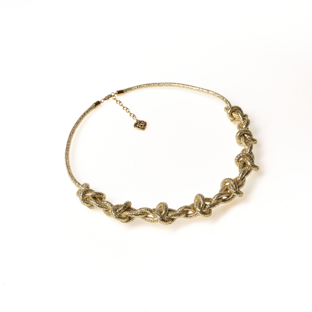 Amarcord Lux Allure / Santorini gold necklace