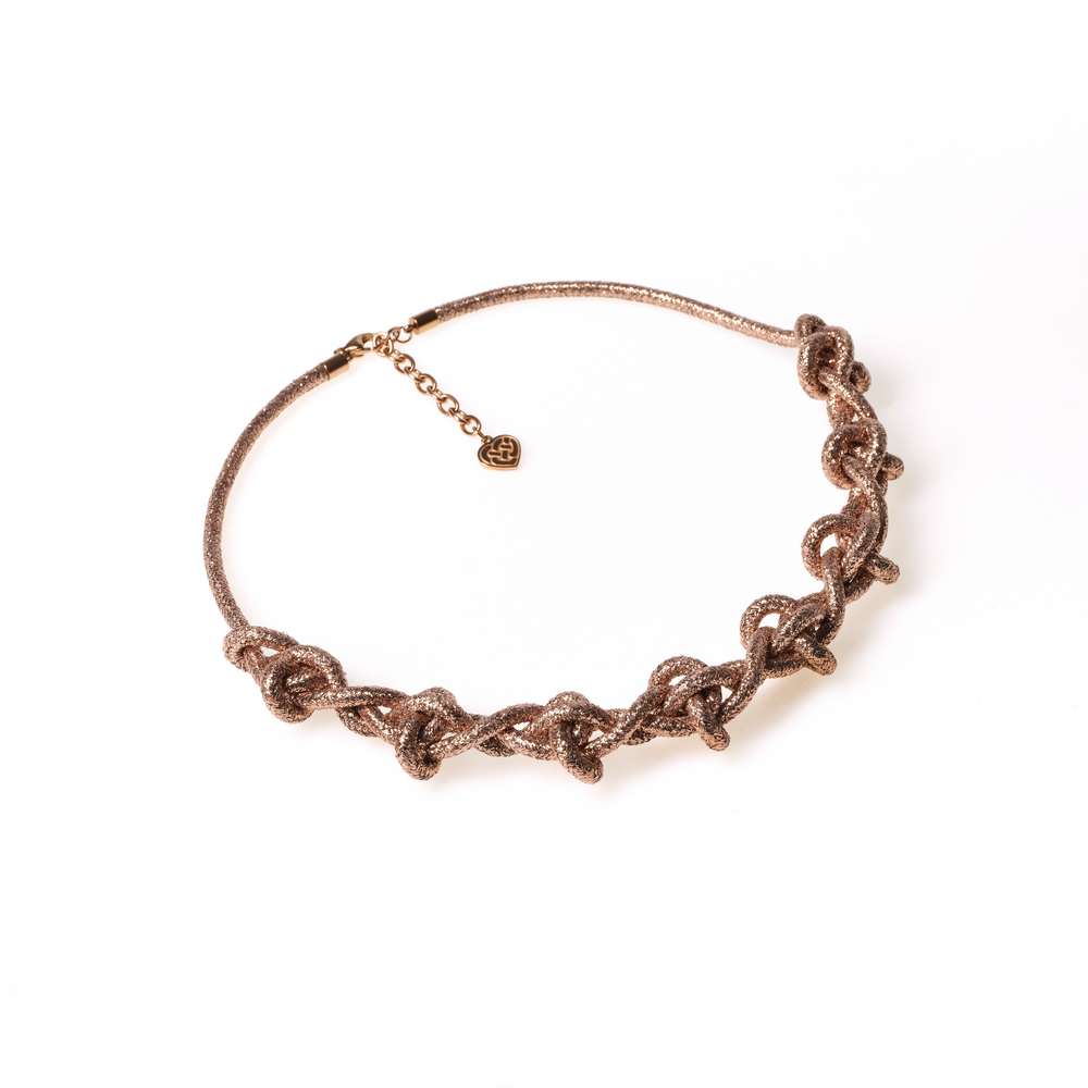 Amarcord Lux Allure / Santorini rosegold necklace